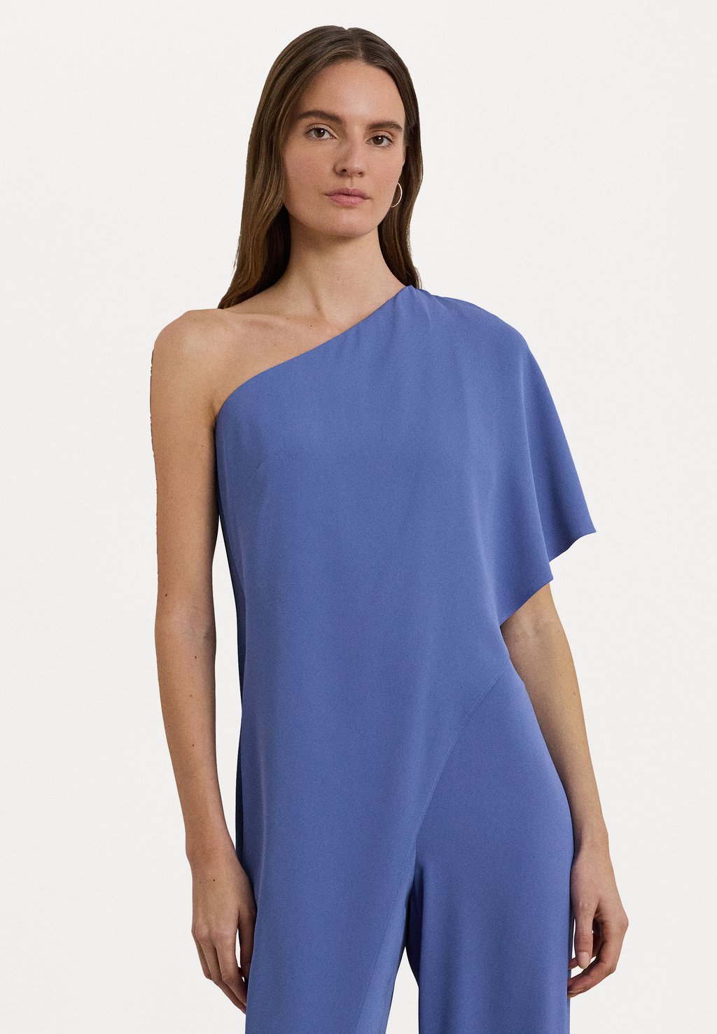 

Комбинезон CAPE GEORGETTE ONE SHOULDER JUMPSUIT Lauren Ralph Lauren, цвет Soft Lazuli