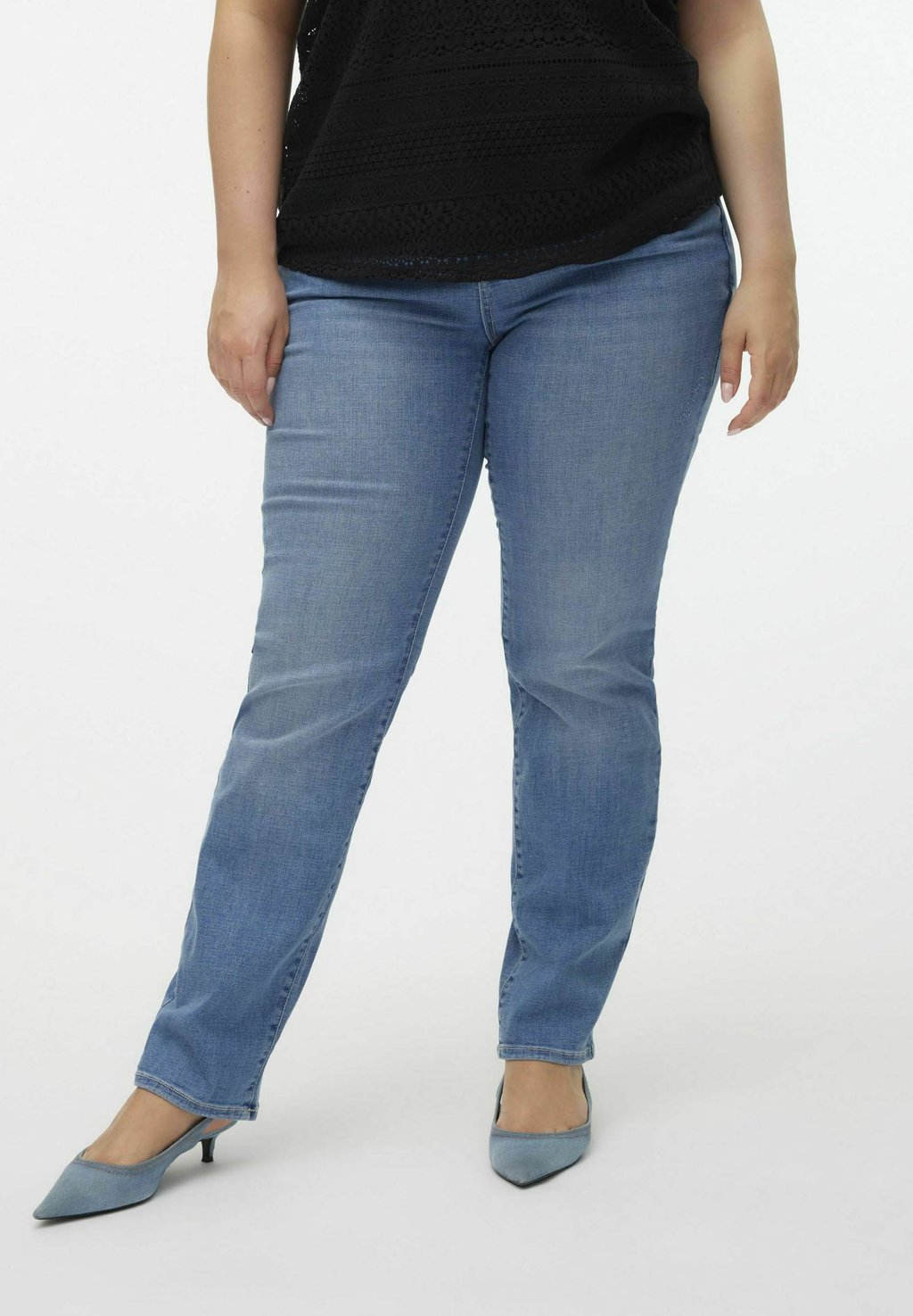 

Джинсы облегающего кроя Vero Moda Curve, цвет Medium Blue Denim