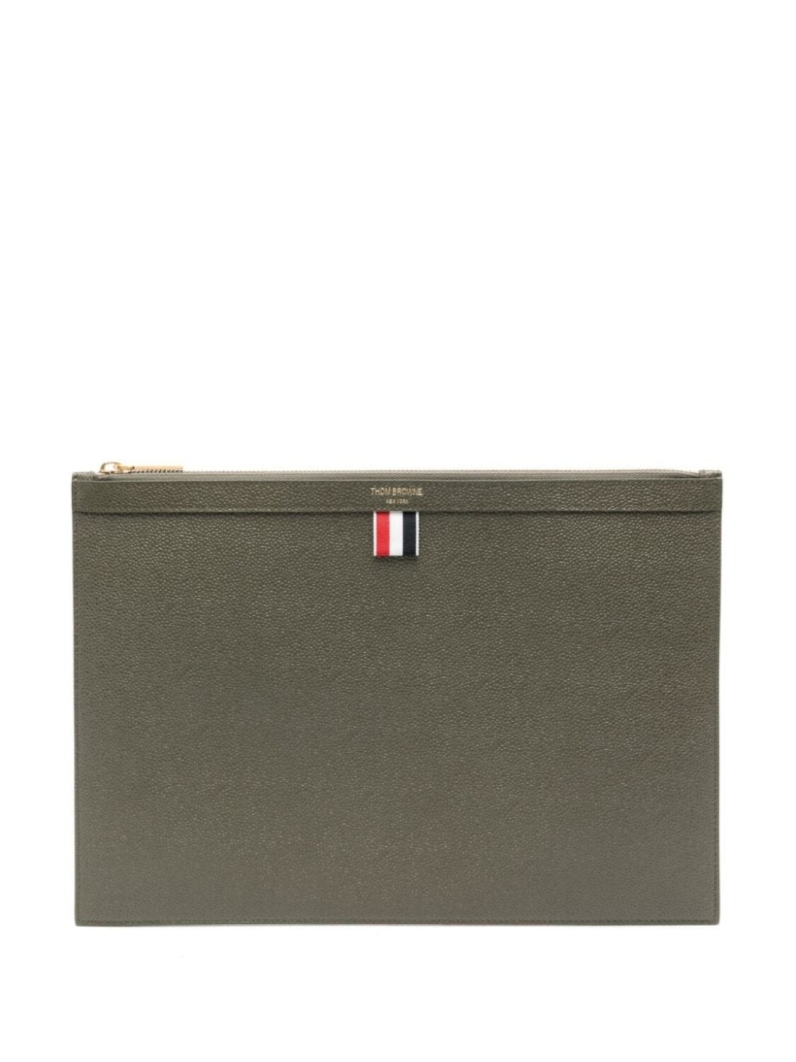 

Thom Browne портфель с полосками RWB, зеленый