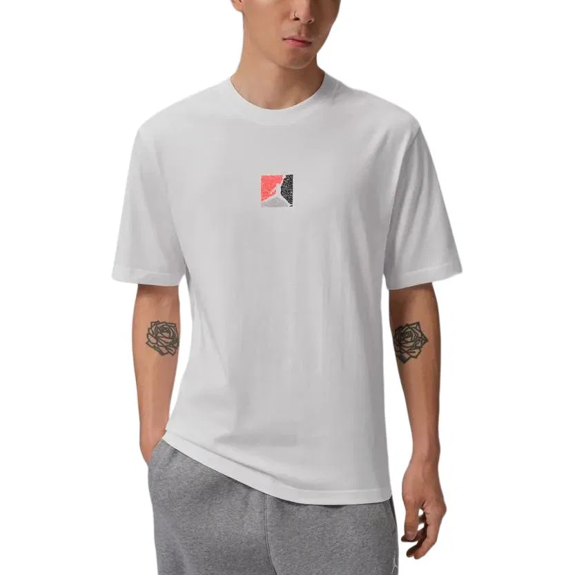 Футболка хлопковая белая Jordan Crew Neck