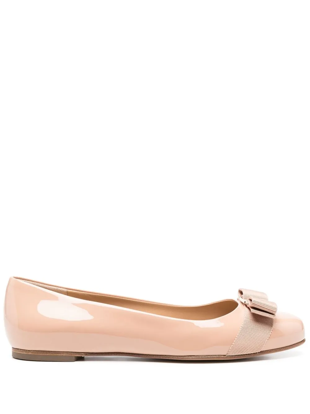 Балетки Varina Ferragamo, нейтральный