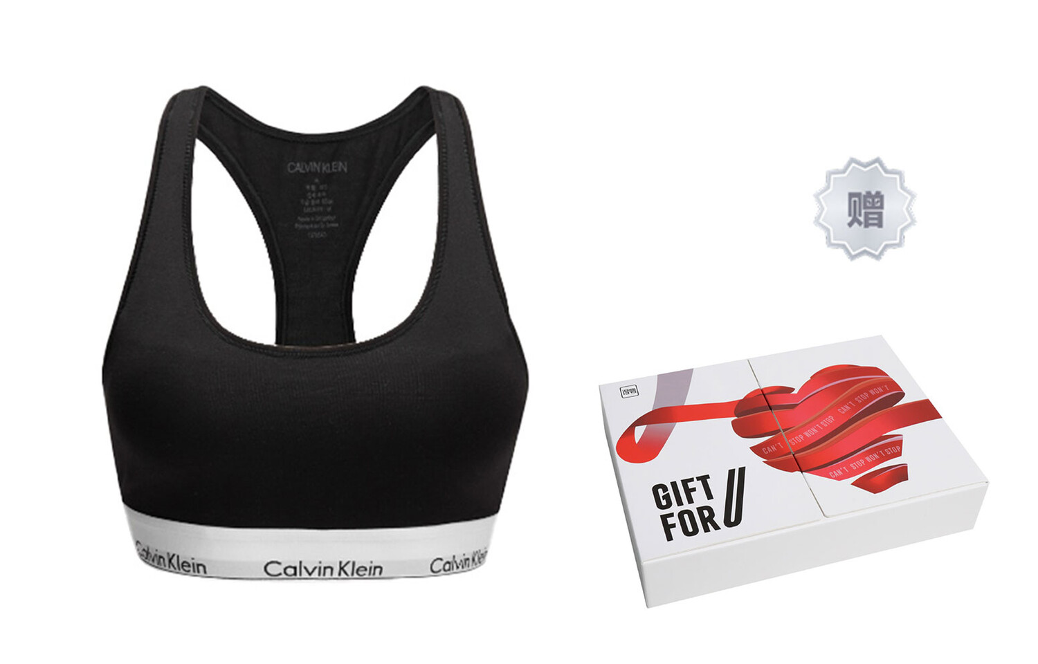 

Calvin Klein Женское спортивное нижнее белье, цвет Black (Comes with Gift Box)