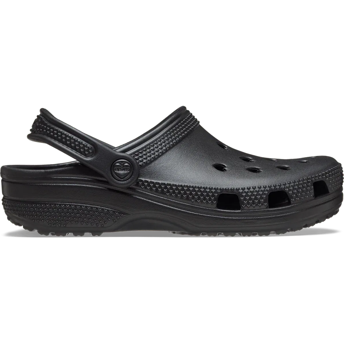 Классические сабо с вырезом в виде сердечек Crocs, черный