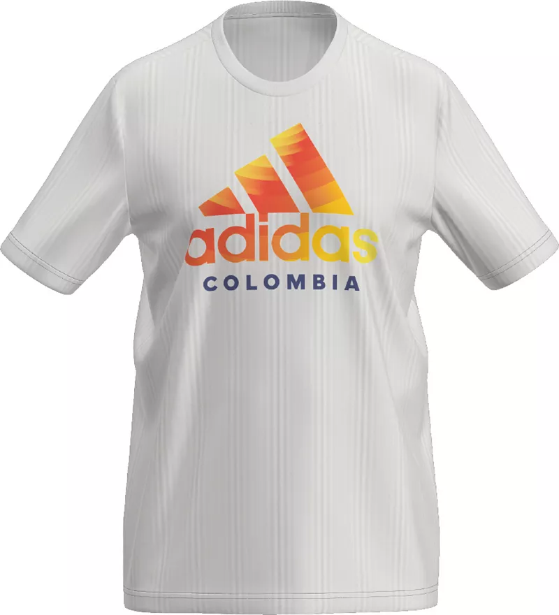 

Белая футболка Adidas Adult Colombia 2024 DNA