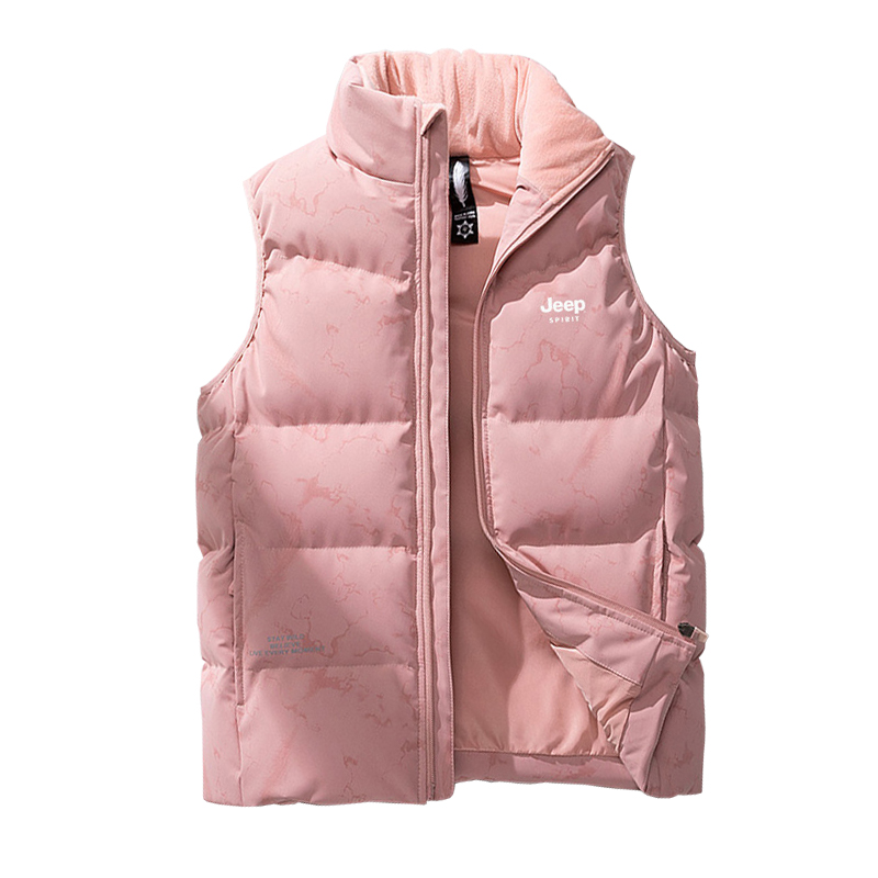 

JEEP SPIRIT Пуховая жилетка унисекс, Camouflage Pink