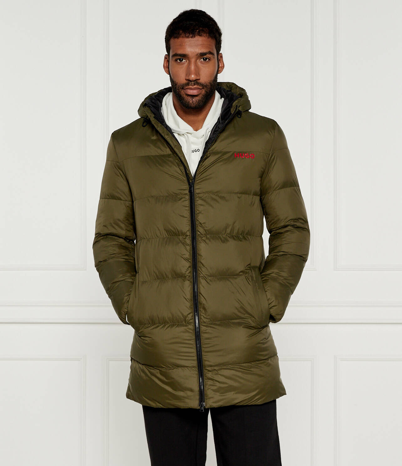 

Куртка HUGO Mati Regular Fit, цвет cachi