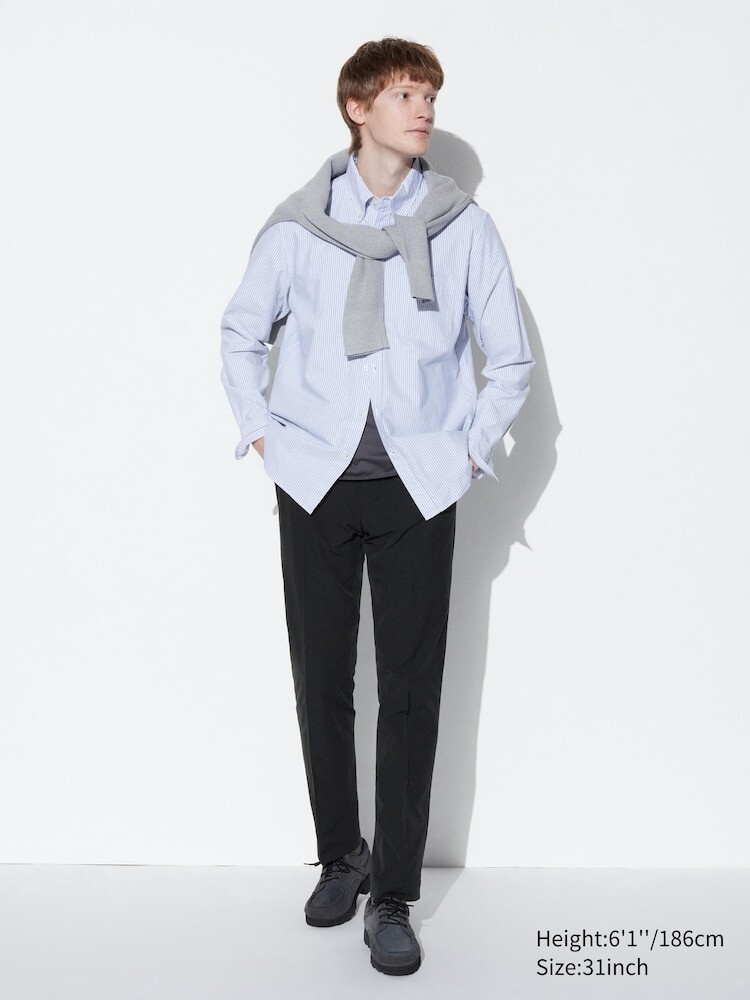 

Брюки Airsense хлопковые, длинные Uniqlo, цвет 09 черный