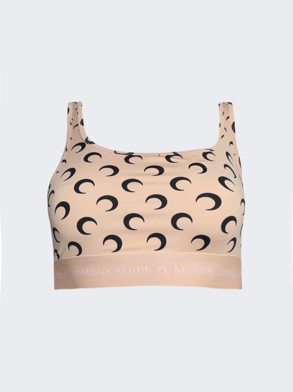 

Верх-бюстгальтер All Over Moon Marine Serre, цвет tan with black moon print