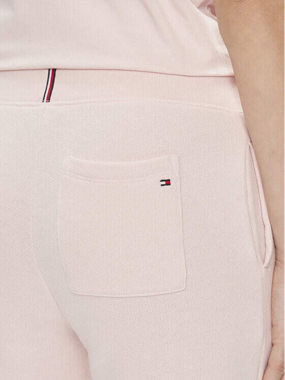 Спортивные брюки зауженного кроя Tommy Hilfiger, розовый — фото 4