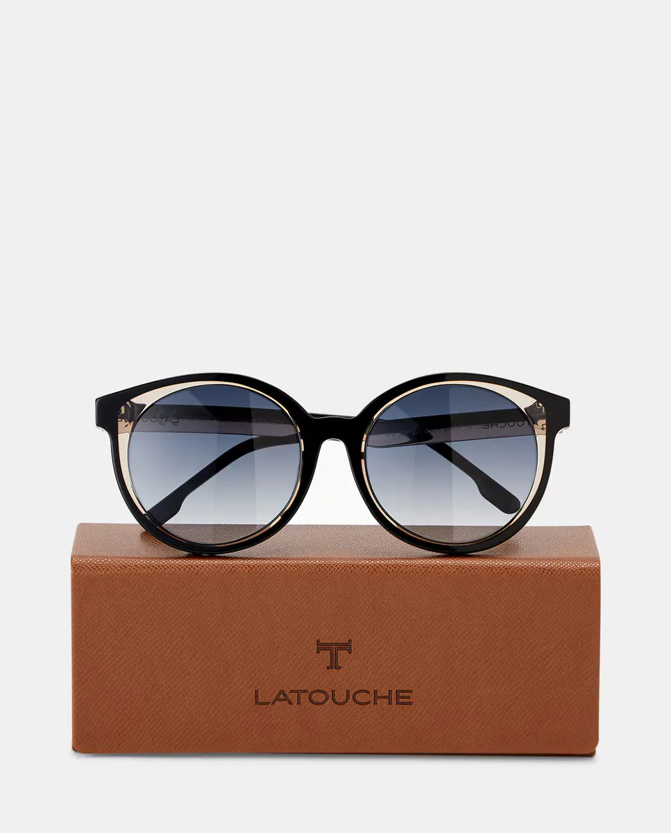 

Круглые ацетатные очки Latouche, черный