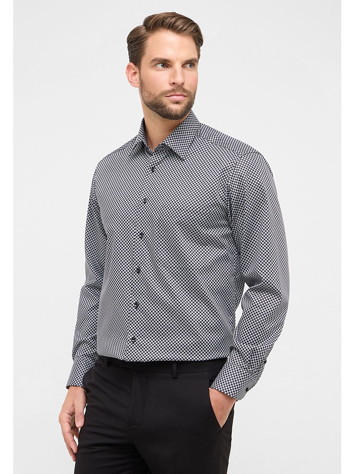 

Eterna Рубашка - Удобный крой - антрацитового цвета