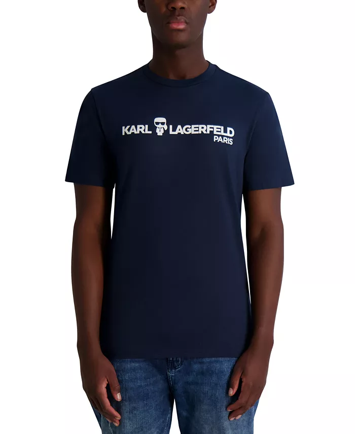 

Мужская футболка Core Graphic Logo KARL LAGERFELD PARIS, синий