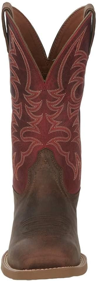Мужские вестерн-сапоги Justin Boots Muley высотой 30 см, Mahogany — фото 2