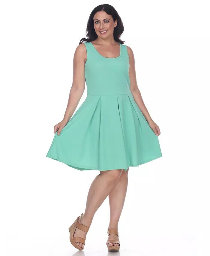 

Платье с кристаллами больших размеров White Mark, зеленый