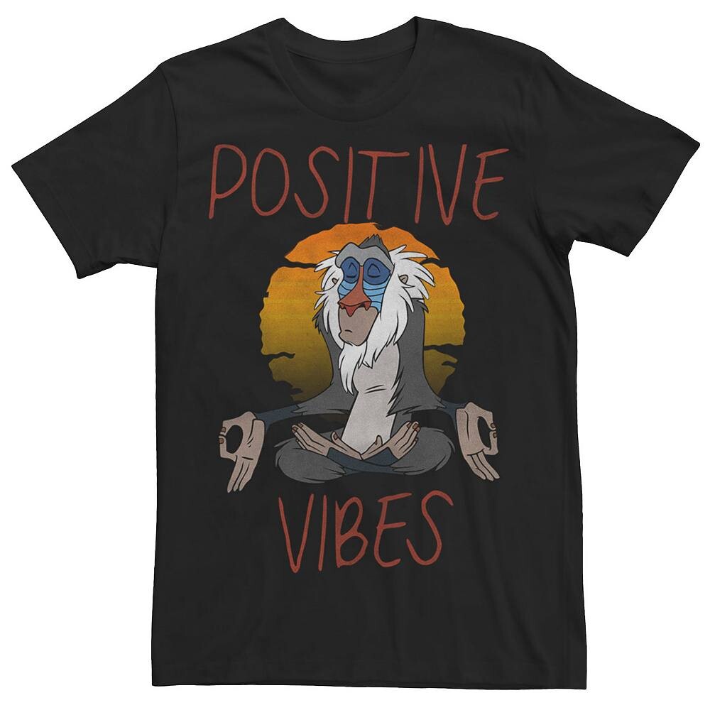 

Мужская футболка Positive Vibes Disney's The Lion King Rafiki, черный