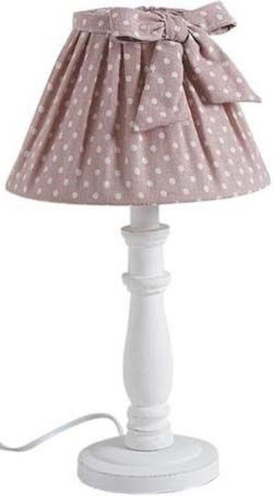 

Прикроватная лампа Shabby choc 40см розовый Aubry Gaspard