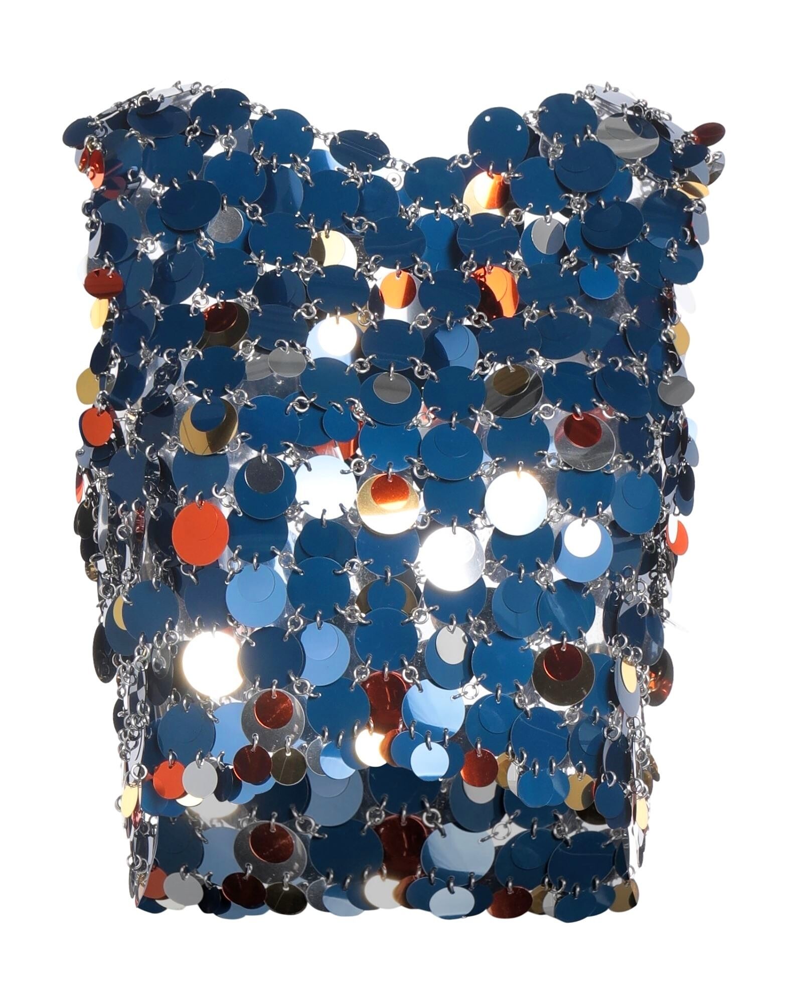 

Кроп-топ Rabanne, темно-синий