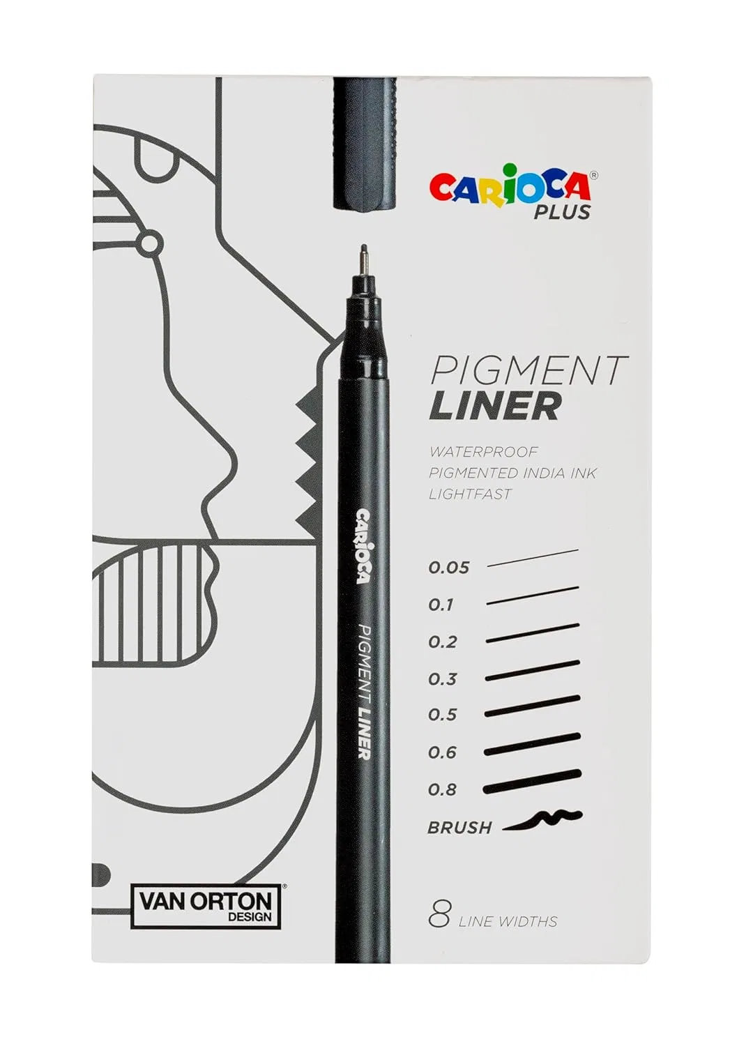 Набор пигментных лайнеров «Plus Pigment Liner» от CARIOCA Carioca
