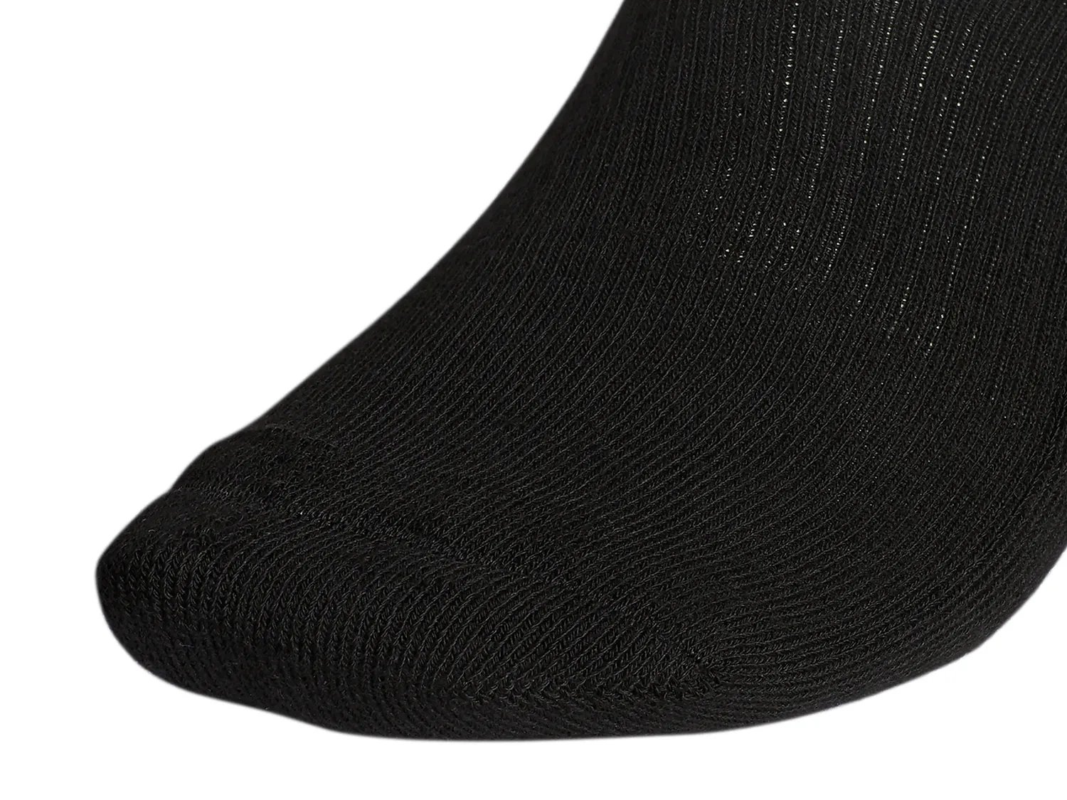 Носки adidas Athletic Cushioned Men's Quarter Ankle Socks - 6 Pack, черный — фото 4