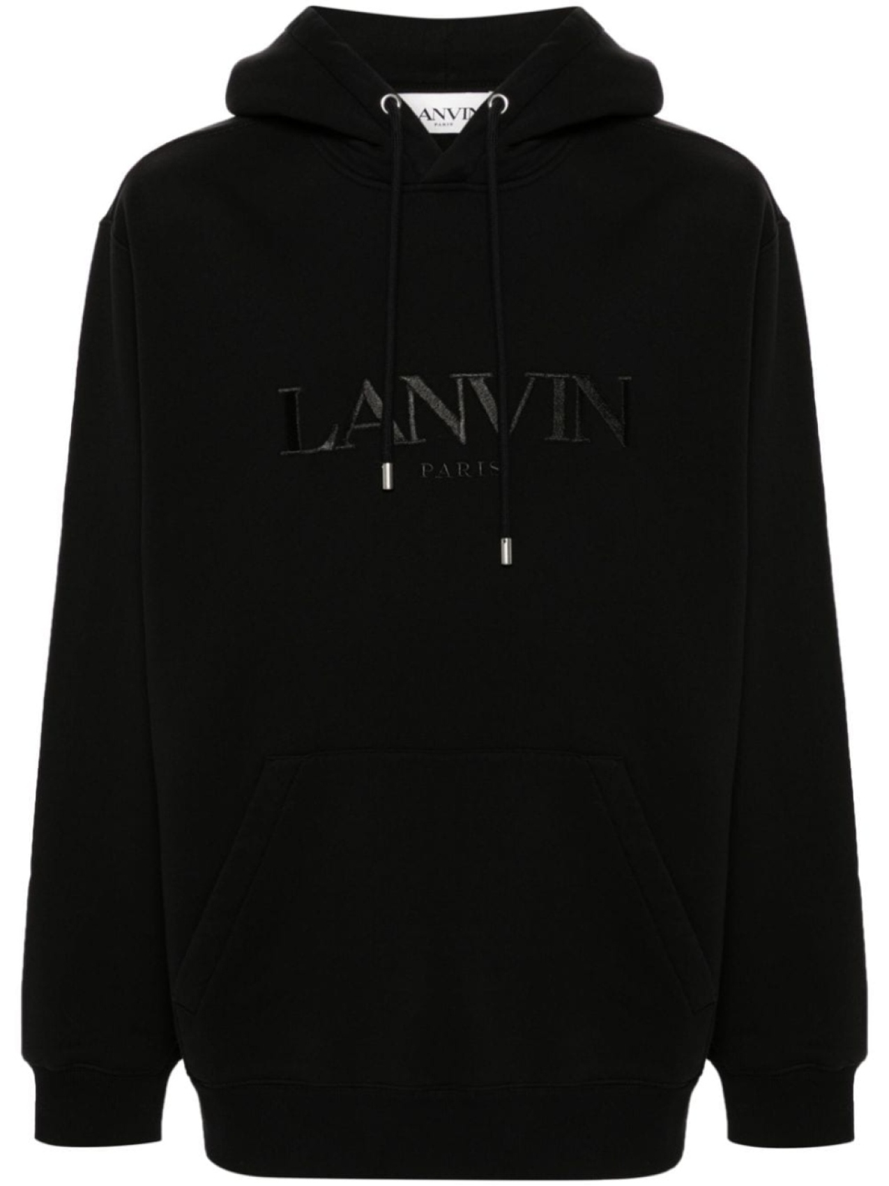 

Lanvin худи с вышитым логотипом, черный