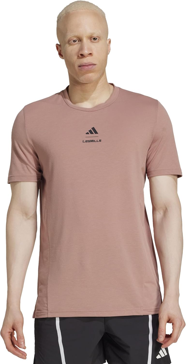 

Мужская футболка с коротким рукавом adidas Les Mills Graphic Short Sleeve Tee JRS32, глиняный