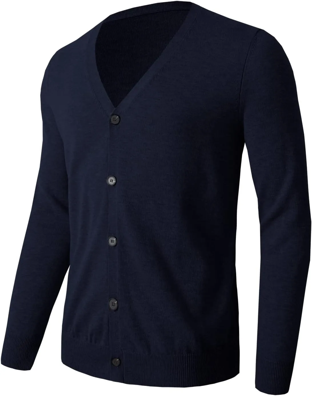 

Мужской кардиган V-образного выреза с длинными рукавами zhilifs