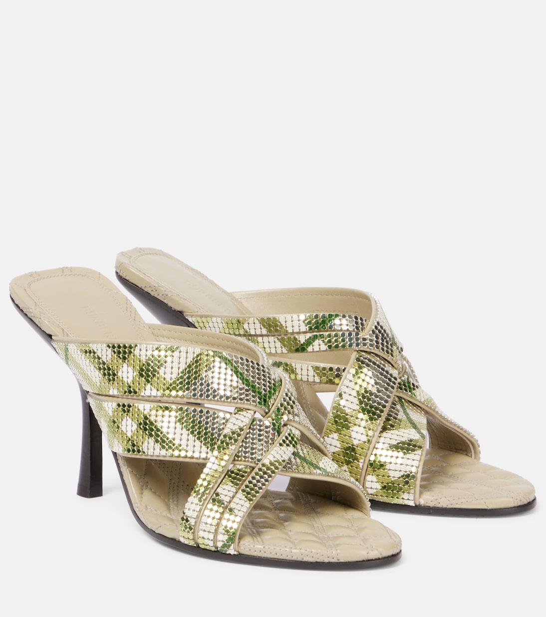 Мюли Cabana 90 Burberry Check Burberry, Skylark Ip Check