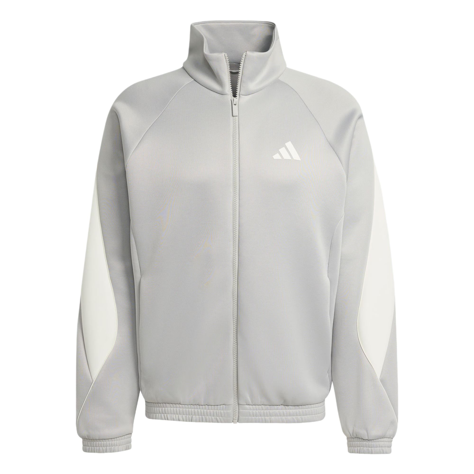 

Adidas Спортивная куртка стадионная мужская, Metallic Gray/Jade White