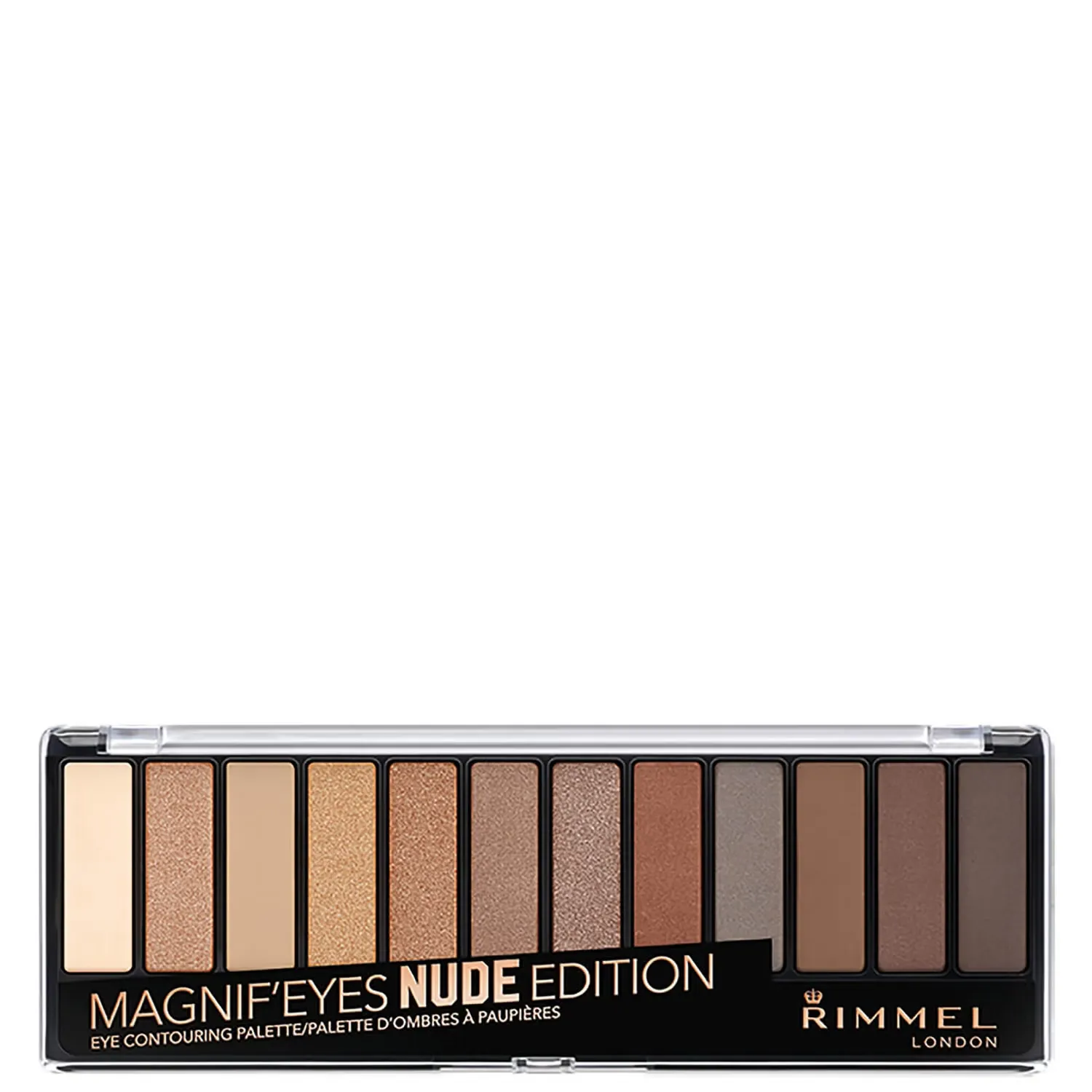 

Палетка теней 12 - Nude Edition, 14 г Rimmel