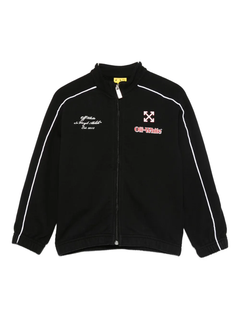 

Толстовка на молнии OFF-WHITE KIDS, черный