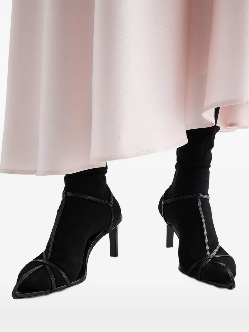 Туфли с заостренным носком JIL SANDER, черный — фото 4
