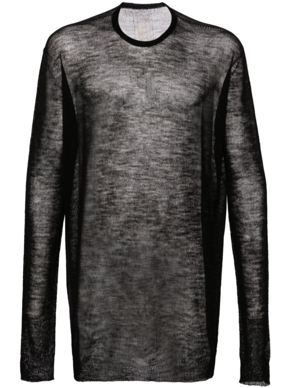 

Rick Owens шерстяной джемпер рыхлой вязки, черный