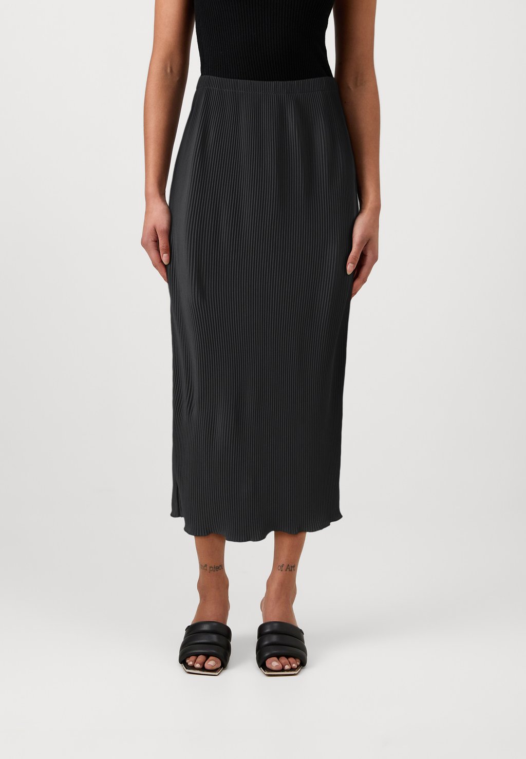 

Юбка-трапеция ONLKALYA PLISSE MIDI SKIRT ONLY Tall, черный