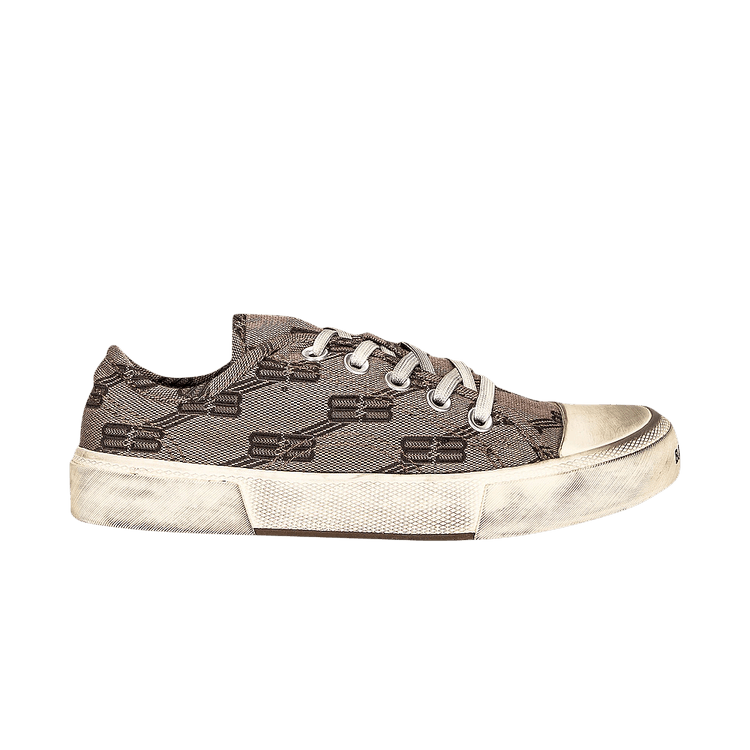 Кроссовки Balenciaga Wmns Paris Low 'BB Monogram - Dark Mink Grey', серый