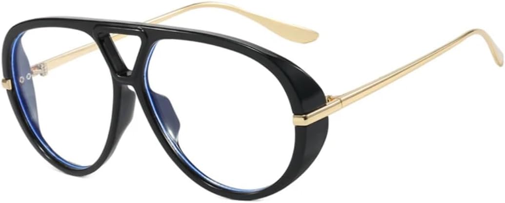 

Солнцезащитные очки с защитой UV400 | Двойные перемычки, увеличенный градиент | Для женщин и мужчин, для занятий спортом на открытом воздухе и вождения DSVIGF, Black Clear