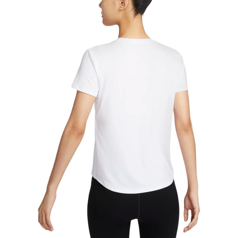 Nike Футболка Dri Fit Swoosh женская белая — фото 4