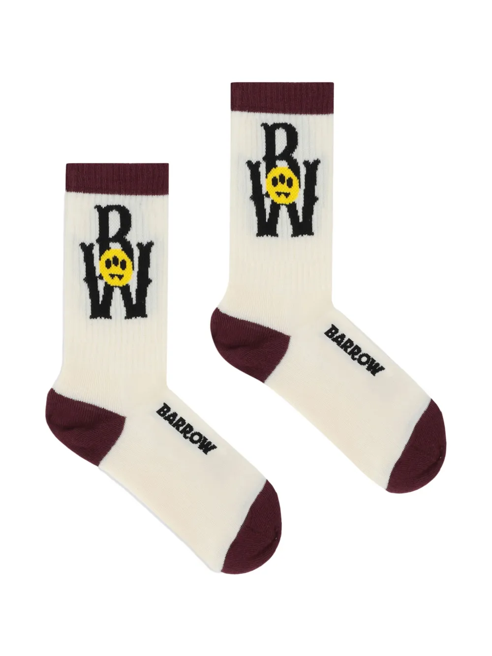 

Носки в рубчик с логотипом Barrow kids, нейтральный