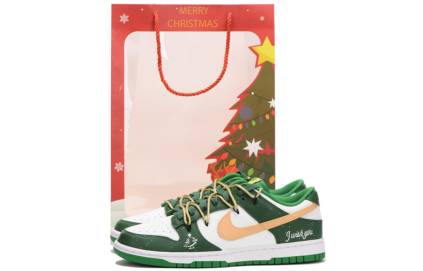 

Кроссовки Nike Dunk Skateboard Shoes Men Low-Top Gold