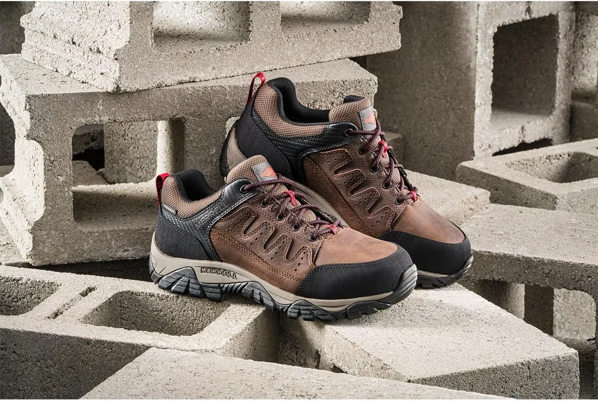 Мужские ботинки Merrell Windoc с водонепроницаемой стальной ноской, низкие — фото 3