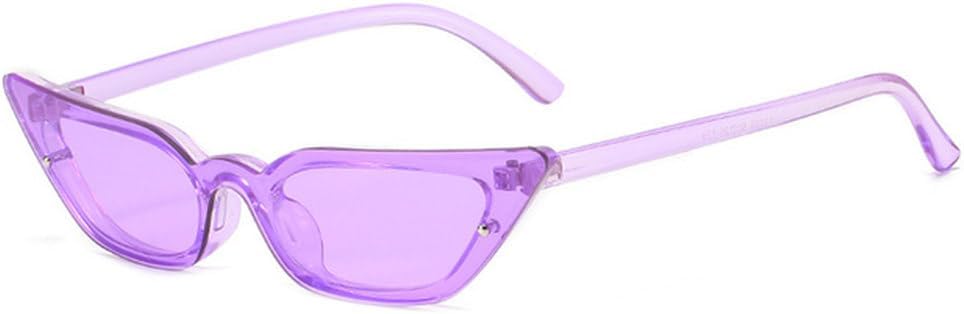 

Модные солнцезащитные очки «кошачий глаз» для женщин, цельные солнцезащитные очки в винтажном стиле, оранжевые, в стиле панк, с защитой от ультрафиолета UV400, SUN1683 Generic, Purple-purple