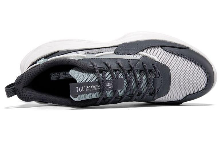 Кроссовки мужские Lifestyle Shoes Men Low-Top 361°, цвет White Gray — фото 2