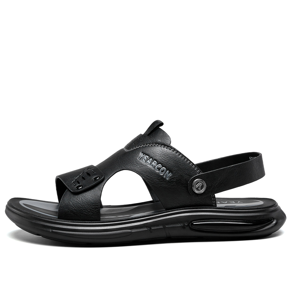 

YEARCON Пляжные сандалии мужские черные, цвет Black