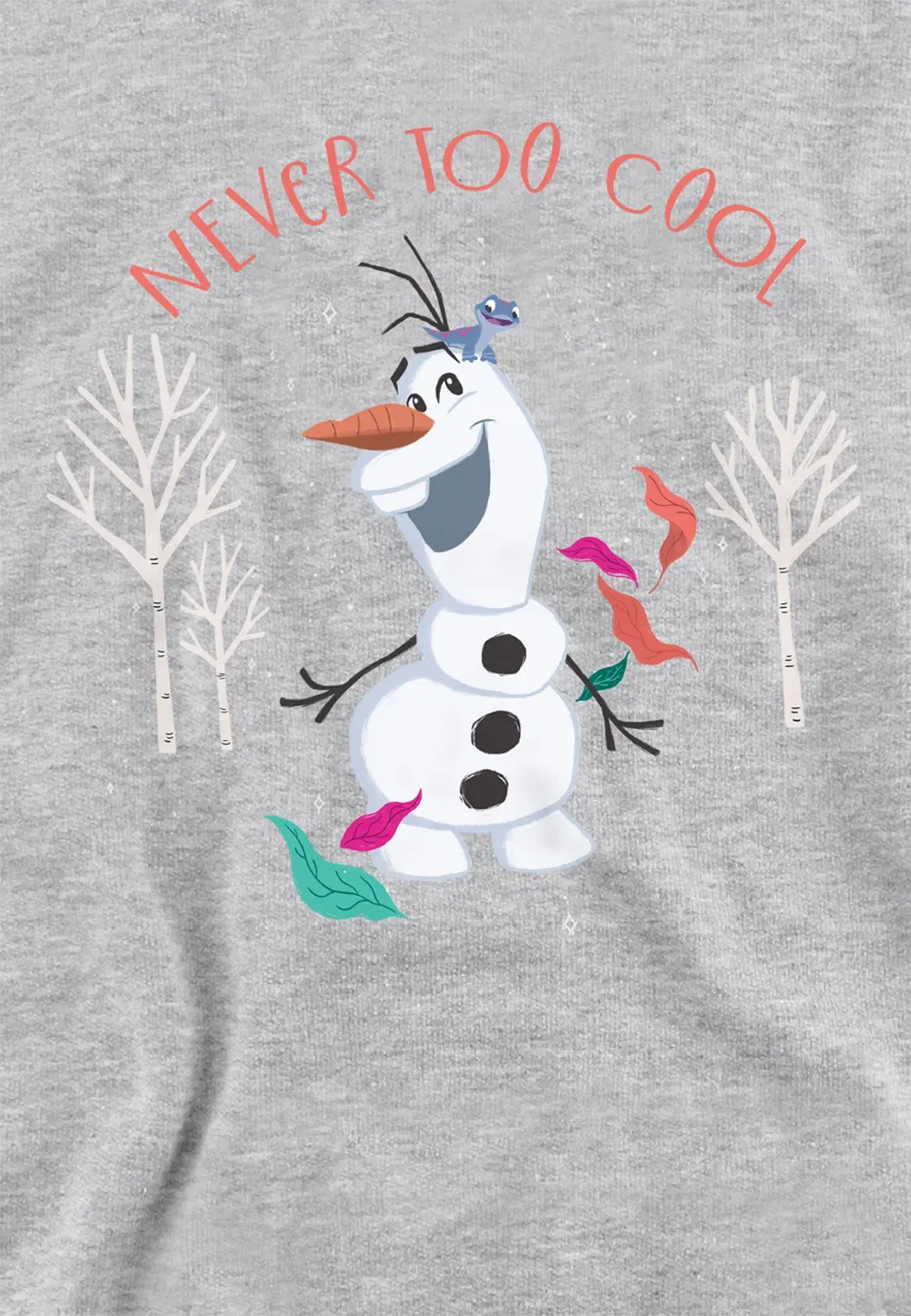 Детский худи Frozen Olaf Disney, серый — фото 2