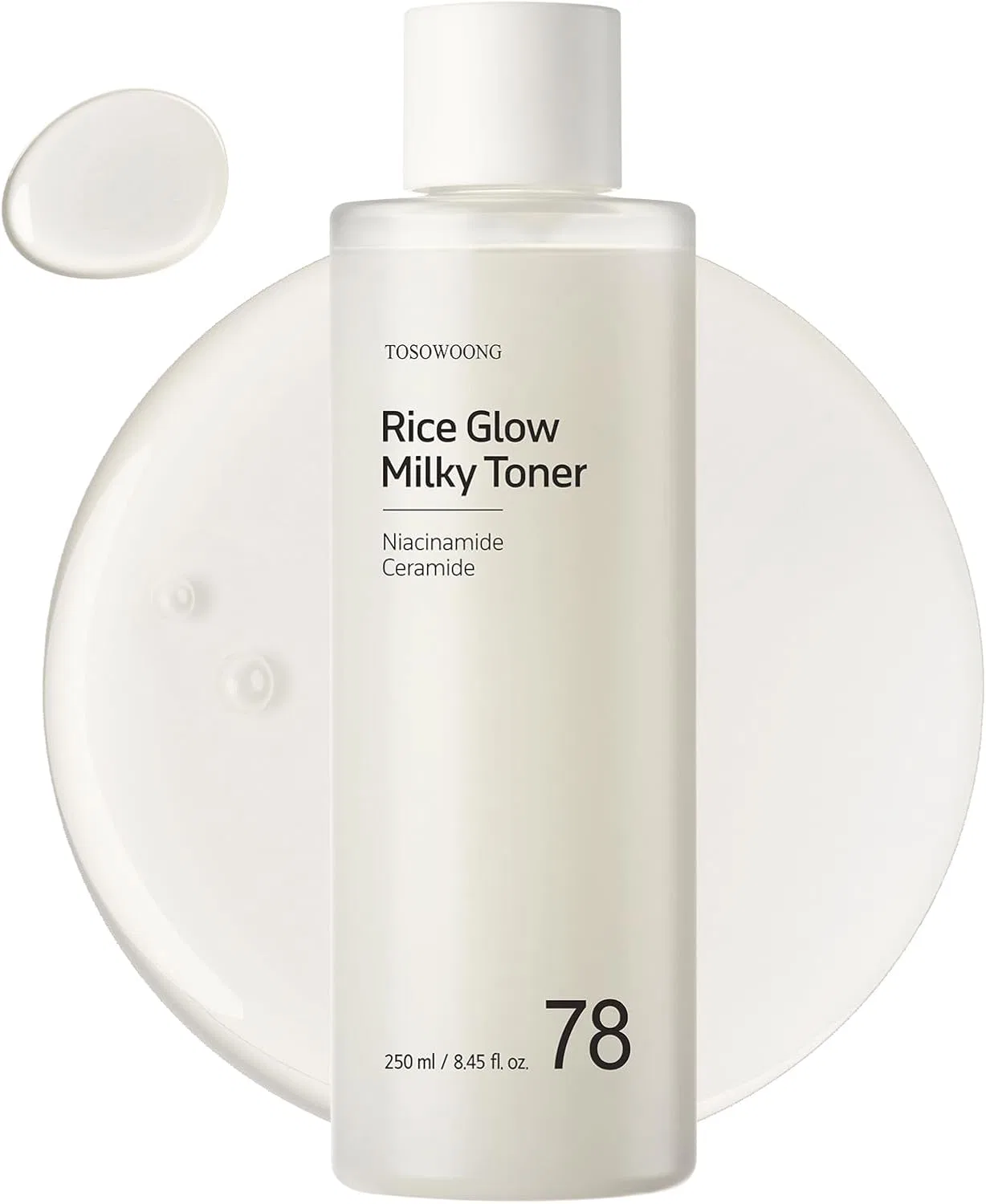 Тоник Tosowoong — Rice Grow Milk Kea Toner с рисовыми отрубями и ниацинамидом, 250 мл