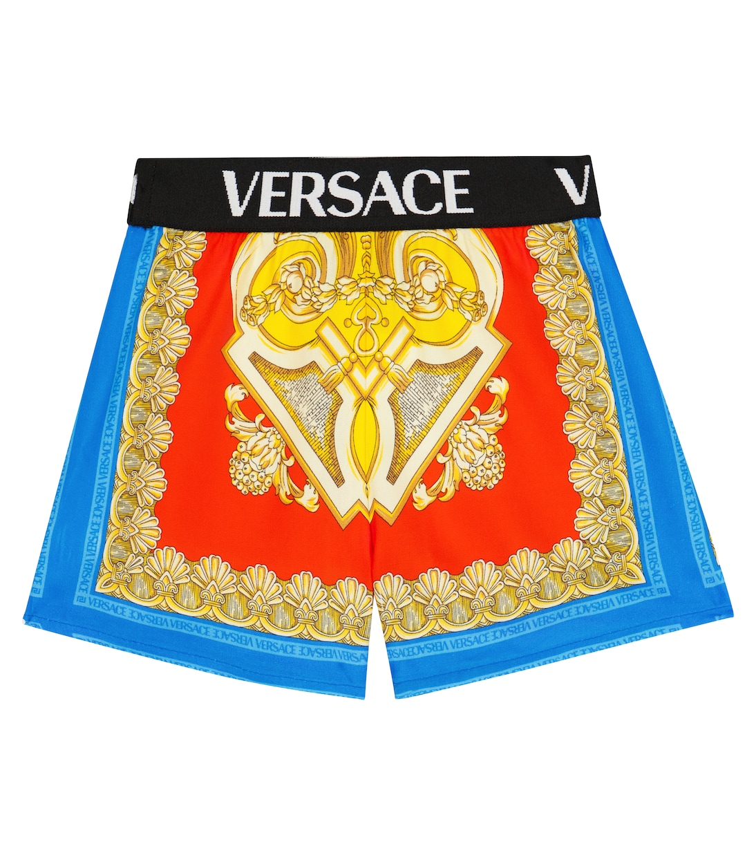 

Шорты Baby Barocco Goddess Versace Kids, Dark Orchid+Sun
