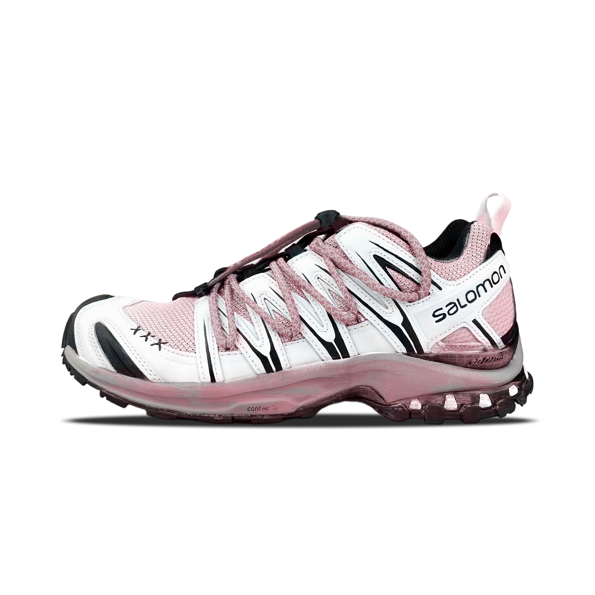 

SALOMON Кроссовки для альпинизма и походов XA PRO 3D с амортизацией и износостойким покрытием, низкие, unisex, Silver Red