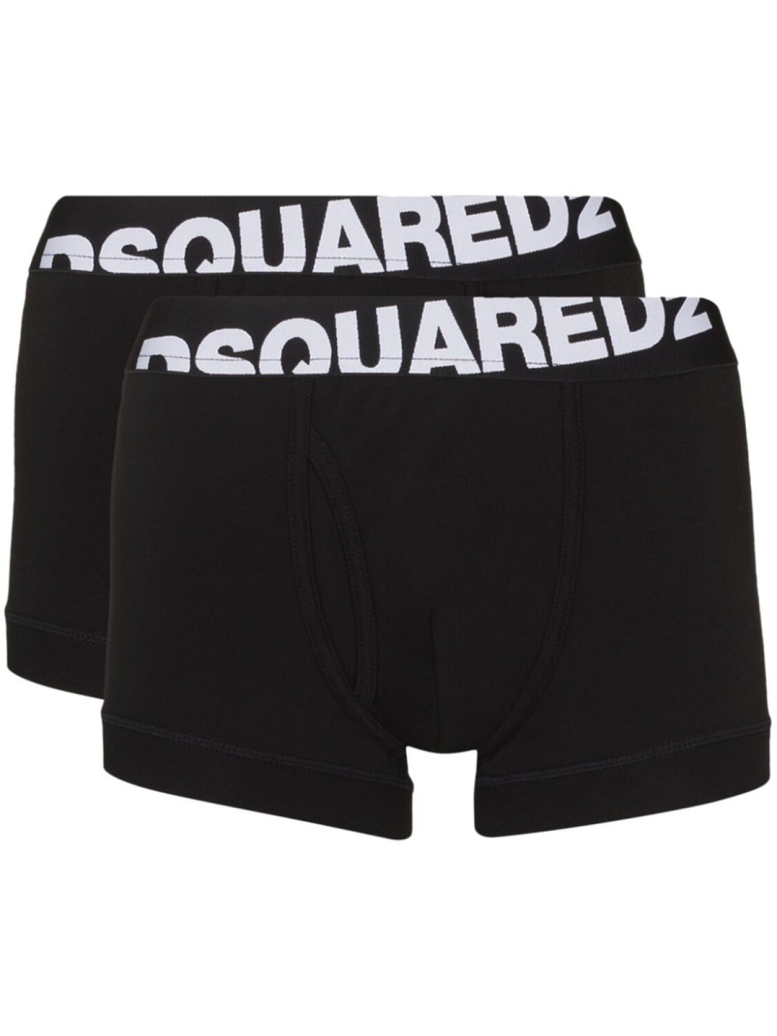 

DSQUARED2 комплект из двух боксеров с логотипом, черный