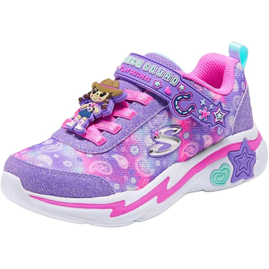 Skechers Kids Абразивоустойчивые низкие детские повседневные кроссовки Purple Kids' — фото 3