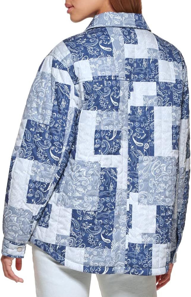 Женская стеганая куртка Levi's с ромбовидным узором, Paisley Patchwork — фото 2