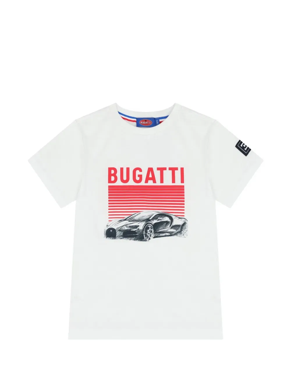 Футболка с логотипом Bugatti Kids, белый